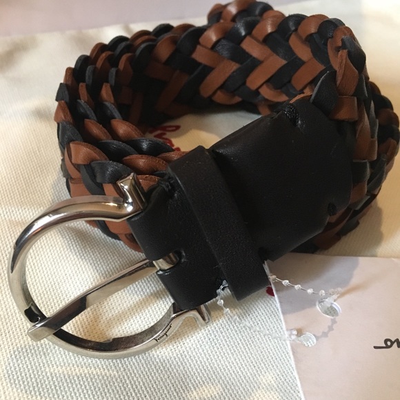 ferragamo braided belt